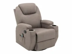 Sillón de masaje de tela - - SILVANO - golpeteos y vibraciones^Vente-unique