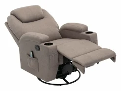 Sillón de masaje de tela - - SILVANO - golpeteos y vibraciones^Vente-unique