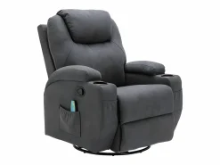 Sillón de masaje de tela - - SILVANO - acupresión y vibraciones^Vente-unique
