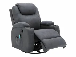 Sillón de masaje de tela - - SILVANO - acupresión y vibraciones^Vente-unique