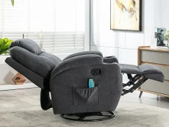 Sillón de masaje de tela - - SILVANO - acupresión y vibraciones^Vente-unique