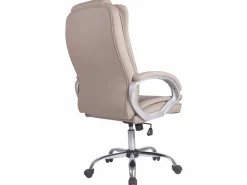 VS Venta-stock Sillón de Oficina Karen elevable y reclinable, Piel sintética, Color Taupe Topo Online