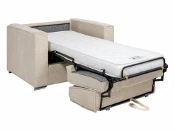 Vente-unique Sillón Cama|Sillón de pana cama de 70 cm LORETO