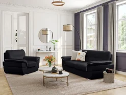 Sillón de piel de becerro en color THIBAULT^LINEA SOFA Discount