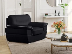 Sillón de piel de becerro en color THIBAULT^LINEA SOFA Discount