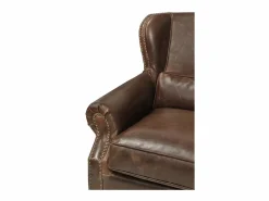 LINEA SOFA Sillón De Piel|Sillón de piel de becerro en color marrón EDOUARD