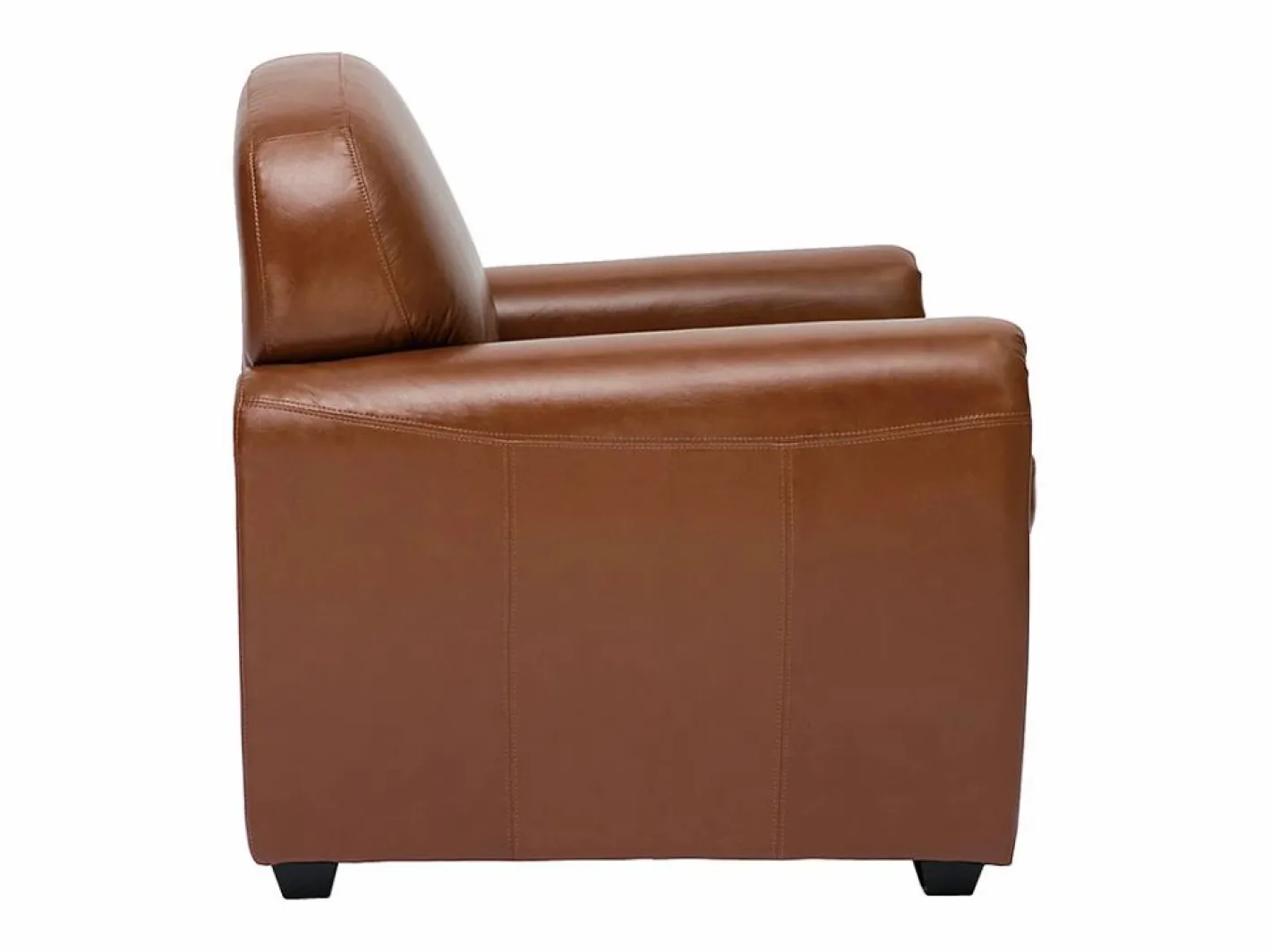 Miliboo Sillón de piel vintage marrón CLUB Marru00f3n Sale