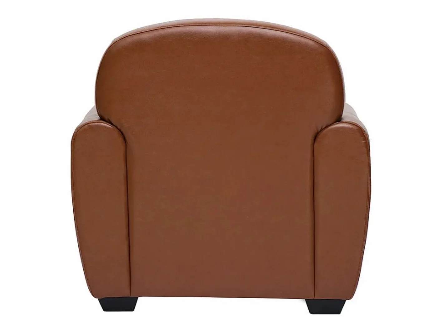 Miliboo Sillón de piel vintage marrón CLUB Marru00f3n Sale