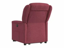Sillón de relax | Silla | Sillón reclinable elevable tela tinto SHL4659 Rojo Hot