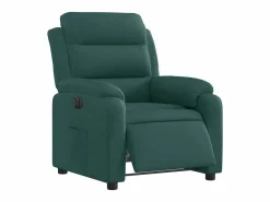 Sillón Relax|Sillón de relax | Silla | Sillón reclinable eléctrico tela verde oscuro SHL4714