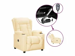 Sillón Relax|Sillón de relax | Silla | Sillón reclinable eléctrico de cuero sintético SHL5987