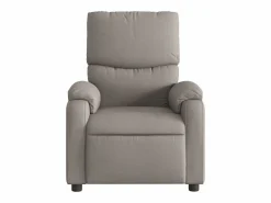 Sillón Relax|Sillón de relax | Silla | Sillón reclinable de tela gris taupe SHL2860