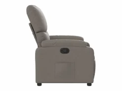 Sillón Relax|Sillón de relax | Silla | Sillón reclinable de tela gris taupe SHL2860