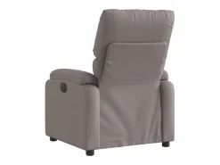 Sillón Relax|Sillón de relax | Silla | Sillón reclinable de tela gris taupe SHL2860