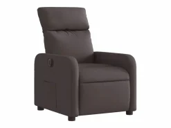 Sillón Relax|Sillón de relax | Silla | Sillón reclinable eléctrico tela marrón oscuro SHL3804