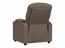 Sillón Relax|Sillón de relax | Silla | Sillón reclinable de tela gris taupe SHL9538