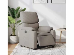 Sillón de relax | Silla | Sillón reclinable eléctrico tela gris taupé SHL8152^ Hot