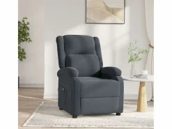 Sillón de relax | Silla | Sillón reclinable eléctrico de terciopelo gris oscuro SHL6046^ Online