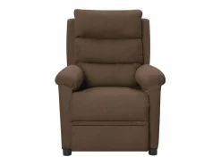 Sillón Relax|Sillón de relax | Silla | Sillón reclinable eléctrico de tela marrón SHL4379