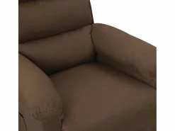 Sillón Relax|Sillón de relax | Silla | Sillón reclinable eléctrico de tela marrón SHL4379