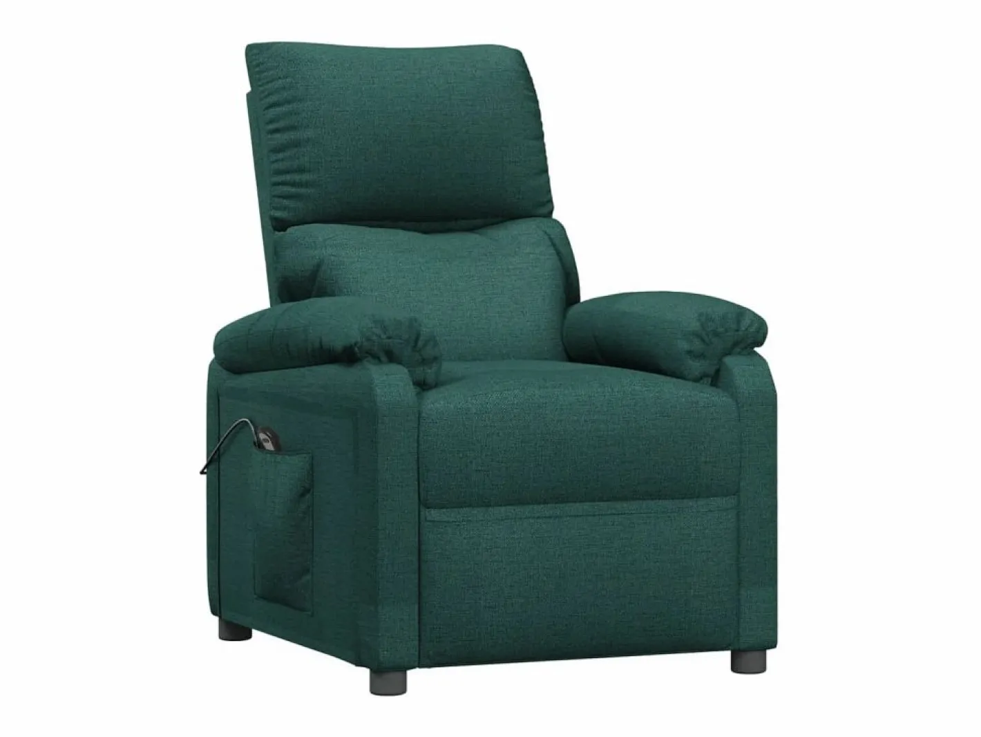 Sillón de relax | Silla | Sillón reclinable eléctrico tela verde oscuro SHL5705^ New