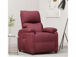 Sillón Relax|Sillón de relax | Silla | Sillón reclinable de tela tinto SHL3570