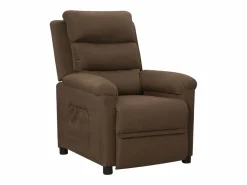 Sillón de relax | Silla | Sillón reclinable de tela marrón SHL6318^ Online