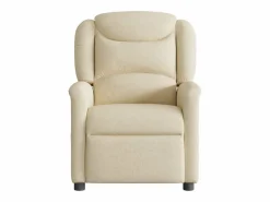 Sillón de relax | Silla | Sillón reclinable eléctrico de tela SHL4065 Crema Discount
