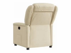 Sillón de relax | Silla | Sillón reclinable eléctrico de tela SHL4065 Crema Discount