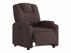 Sillón de relax | Silla | Sillón reclinable eléctrico tela marrón oscuro SHL6882^ Online