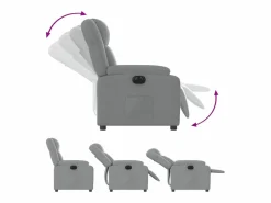 Sillón de relax | Silla | Sillón reclinable eléctrico tela claro SHL4075^ Best