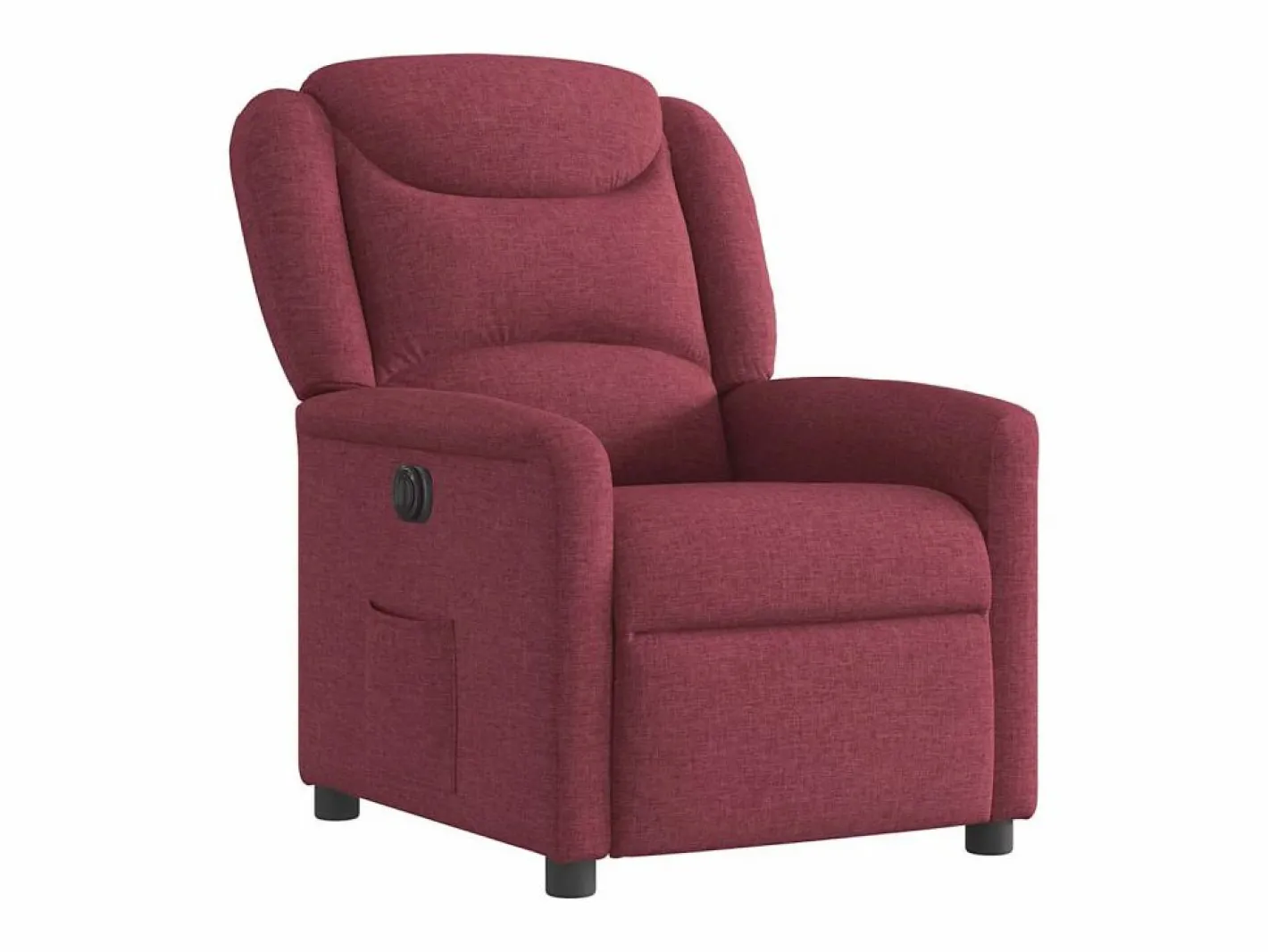 Sillón de relax | Silla | Sillón reclinable eléctrico tela tinto SHL3261 Rojo Clearance