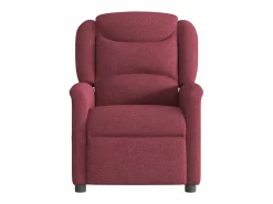Sillón de relax | Silla | Sillón reclinable eléctrico tela tinto SHL3261 Rojo Clearance