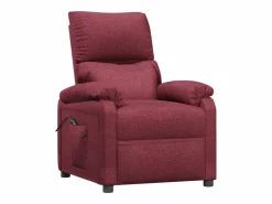 Sillón de relax | Silla | Sillón reclinable eléctrico tela tinto SHL3594^ Outlet