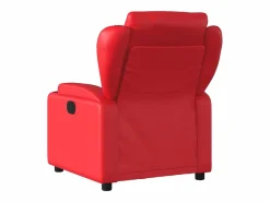 Sillón de relax | Silla | Sillón reclinable eléctrico de cuero sintético SHL2589 Rojo Best