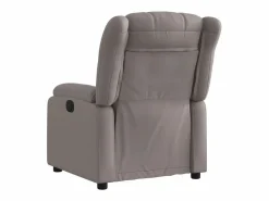 Sillón de relax | Silla | Sillón reclinable de tela gris taupe SHL8517 Topo New