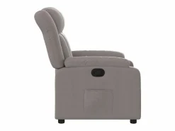 Sillón de relax | Silla | Sillón reclinable de tela gris taupe SHL8517 Topo New