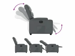 Sillón Relax|Sillón de relax | Silla | Sillón reclinable eléctrico de cuero sintético SHL2483
