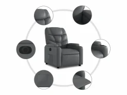 Sillón Relax|Sillón de relax | Silla | Sillón reclinable eléctrico de cuero sintético SHL2483