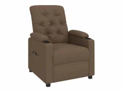 Sillón de relax | Silla | Sillón reclinable eléctrico de tela marrón SHL3626^ New