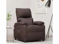 Sillón de relax | Silla | Sillón reclinable eléctrico tela marrón oscuro SHL5374 Marru00f3n Best