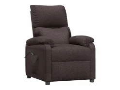 Sillón de relax | Silla | Sillón reclinable eléctrico tela marrón oscuro SHL5374 Marru00f3n Best
