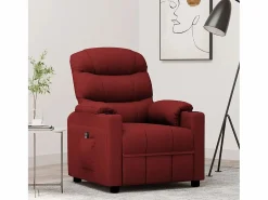 Sillón de relax | Silla | Sillón reclinable eléctrico tela tinto SHL6556^ Outlet