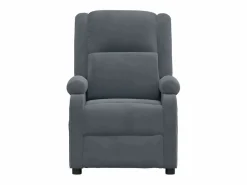 Sillón de relax | Silla | Sillón reclinable de terciopelo gris oscuro SHL8573^