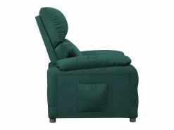 Sillón Relax|Sillón de relax | Silla | Sillón reclinable de tela verde oscuro SHL3273