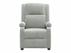 Sillón Relax|Sillón de relax | Silla | Sillón reclinable de terciopelo claro SHL4823