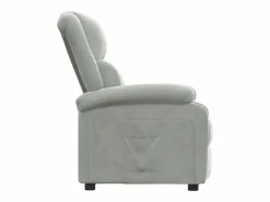 Sillón Relax|Sillón de relax | Silla | Sillón reclinable de terciopelo claro SHL4823