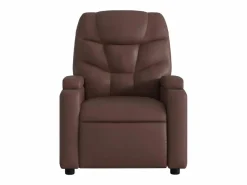 Sillón Relax|Sillón de relax | Silla | Sillón reclinable eléctrico de cuero sintético marrón SHL2013