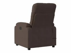 Sillón De Masaje|Sillón de relax | Sillón reclinable de masaje eléctrico tela de microfibra marrón SHL7910