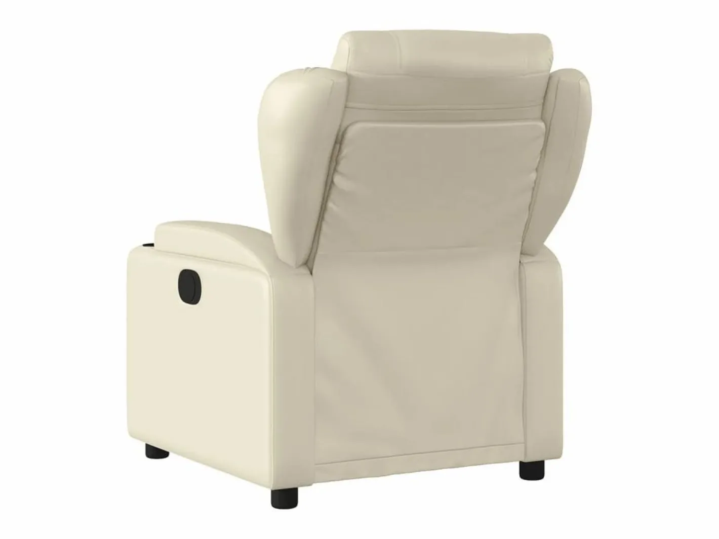 Sillón de relax | Sillón reclinable de cuero sintético SHL7022 Crema Best